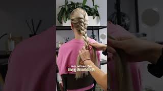 Makkelijke herfst haarlook  Messy French Braid Tutorial 🍂 [upl. by Aivilys]