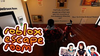 ROBLOX ESCAPE ROOM CAN WE ESCAPE [upl. by Yekim]