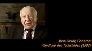 Hans Georg Gadamer El cambio en la imagen de la muerte subtitulado español [upl. by Oiramed]