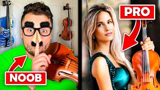 I Pranked PRO Violin Teachers by Pretending To Be a Beginner [upl. by Ikir]