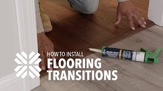 How to Install Transitions for Hardwood Flooring Reducer Threshold TMold  LL Flooring [upl. by Granger]