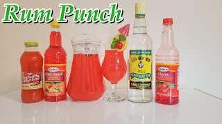 How To Make Jamaican Rum Punch  Rum Punch [upl. by Ekyt]