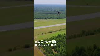 300k drone flying Alta X amp RiEGL VUX1LR LiDAR for surveying and mapping shorts [upl. by Anawed492]