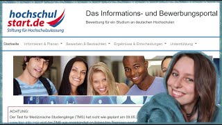 Bewerbung für Bachelor PSYCHOLOGIE auf HOCHSCHULSTART in 15 Minuten erklärt [upl. by Olympias598]