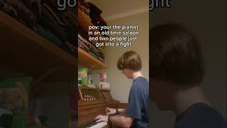 pov your in a saloon meme piano mapleleafrag [upl. by Fabrice5]