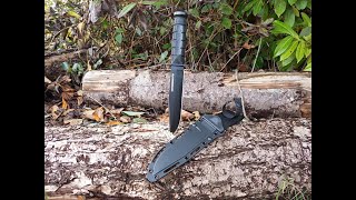 CUCHILLO MILITAR COLD STEEL LEATHERNECK VIDEO EN ESPANOL [upl. by Kluge]