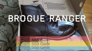 Review Red Wing Brogue Ranger Heritage 6 inch boots USA quotDapper Iron Rangersquot [upl. by Vassar]