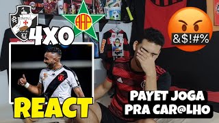 PAYET ABSURDO REACT VASCO 4 X 0 PORTUGUESA MELHORES MOMENTOS REAÃ‡Ã•ES RIVAIS CARIOCA 2024 [upl. by Frolick571]