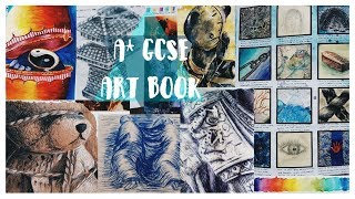 A GCSE Art Book  FULL MARKS Yr 10 [upl. by Neslund]