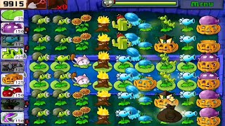 Plants vs Zombies  SURVIVAL FOG I 5 Flags Successfully Defended Full GAMEPLAY [upl. by Ryter]