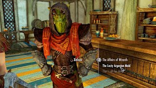 I asked my Argonian follower to read The Lusty Argonian Maid Skyrim Anniversary Edition [upl. by Southard]