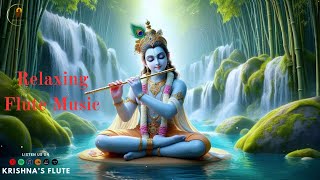 krishna Flute music  Deep Relaxing Music  Indian Flute Music Meditation Study Sleeping Music [upl. by Imtiaz519]