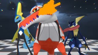 CH4NGE Skeledirge Inteleon amp Greninja Pokemon MMD [upl. by Chyou304]