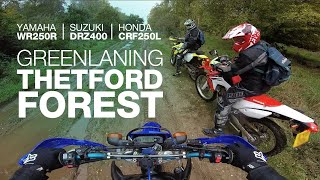 Thetford byways on WR250r CRF250L amp DRZ400 [upl. by Martica817]