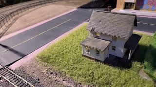 Static Grass on Model Railroad Table [upl. by Erodasi]