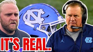 Bill Belichick To UNC Football Gets REAL Patriots HC Legend Wants Son Steve as HEIR APPARENT [upl. by Annoyt]