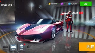 Asphalt 8 Mod Apk 🤠 Unlimited Money and All Car Unlocked by Ninja FF Gamer video viral trending [upl. by Ytissac]