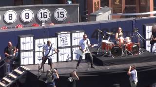 Metallica plays Enter Sandman at Mariano Rivera Day [upl. by Maurizio]