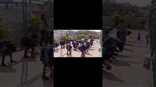 Pre Game Basketball Warmup Drills For Grade IV NishangiGlobalSchool [upl. by Gaal404]