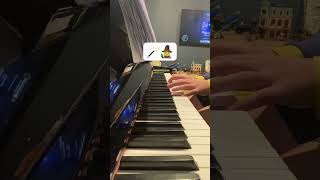 Hedwigs theme piano piano youtubeshorts pianomusic harrypotter [upl. by Erme]