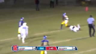 Rickards QB Marcus Riley throws 15 yard strike to WR Chad Hunter for the touchdown [upl. by Animaj]