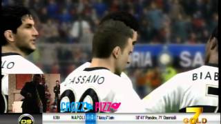 Pes 2014 Gameplay Gullo vs Tramontana [upl. by Dnartreb]