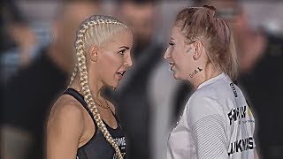 LINKIEWICZ VS LIL MASTI OFICJALNE WAŻENIE I FACE TO FACE FAME MMA 4🔥 [upl. by Wyne573]