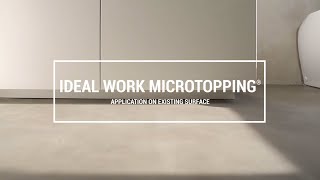 MICROTOPPING  APPLICATION ON EXISTING SURFACE [upl. by Ilatfen]