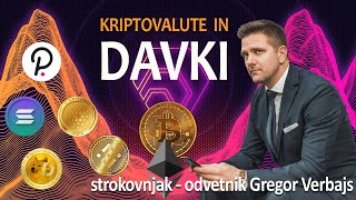 Davki na kriptovalute v Sloveniji  odvetnik Gregor Verbajs [upl. by Neroc]