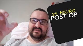 24 Hours Post Vertical Gastric Sleeve Surgery and Hiatal Hernia Repair [upl. by Ainival]