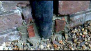 How to repair brick work and keep the rats mice out Part 2 [upl. by Enamrej]