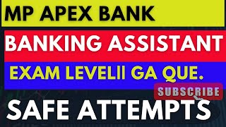 BANKING ASSISTANT EXAM REVIEW SAFE ATTEMPTS EXPECTED CUTOFF [upl. by Oesile]