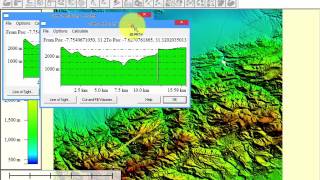 Extraction dun profil topographique a laide de global mapper [upl. by Sascha]