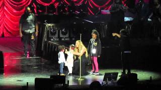 Mariah Carey Live in Auckland 2014  Roc amp Roe take over the stage [upl. by Asaret]