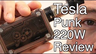 Tesla Punk 220W Specs and Features  Teslacigs [upl. by Chisholm]