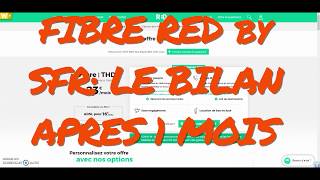 FIBRE RED by SFR Le bilan après 1 mois [upl. by Lisabet]