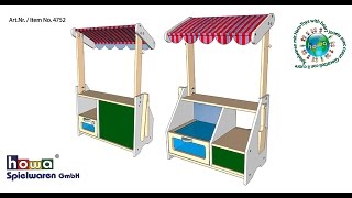 howa ® Montageanleitung Bäckerei ArtNr4752 assembly instructions Bakery No4752 [upl. by Sadella]