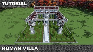 Minecraft Roman Villa Tutorial amp Download part 1 [upl. by Esiralc]