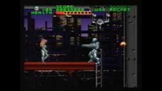 Robocop Versus Terminator SNES Walkthrough [upl. by Ipoillak]