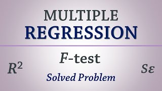 Multiple Regression  ANOVA Table  FTest  Rsquare  Standard Error [upl. by Vona653]