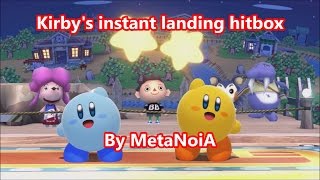 Kirby Advanced Tech Kirbys instant landing hitbox [upl. by Male511]