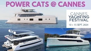 Power Catamarans  Cannes  Exclusive Look How to Navigate the Show  YachtSpecsDirectcom [upl. by Janene987]