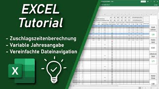 ZeiterfassungStundenzettelArbeitsnachweis in Excel UPDATE mit neuen Funktionen  FREE DOWNLOAD [upl. by O'Rourke]