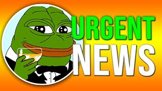 PEPE COIN MASSIVE MOVE INCOMING  PEPE PRICE PREDICTION [upl. by Aznarepse]