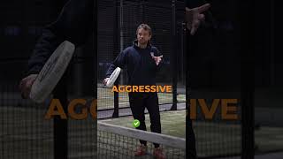 When should you use SLICE on your VOLLEY 🤷‍♂️ PadelTennis Volley Slice [upl. by Ayekin]