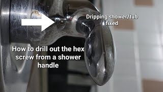 Shower handle screw stuck Complete AZ tutorial [upl. by Leopoldeen]