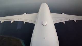 Screenview World2Fly Airbus A350 landing on Curacao UHD [upl. by Wylie]