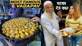 Naseeb Vada Pav Center Sangamner  Most Famous Vada Pav of Maharashtra [upl. by Che]