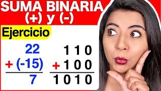 SUMA BINARIA CON SIGNO números binarios POSITIVOS Y NEGATIVOS 1 [upl. by Tiffanie]