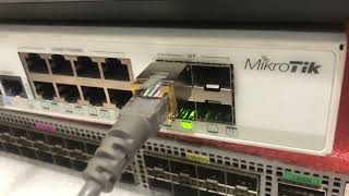 6Com SFP to RJ45 Copper Compatible Mikrotik CRS [upl. by Yboj]